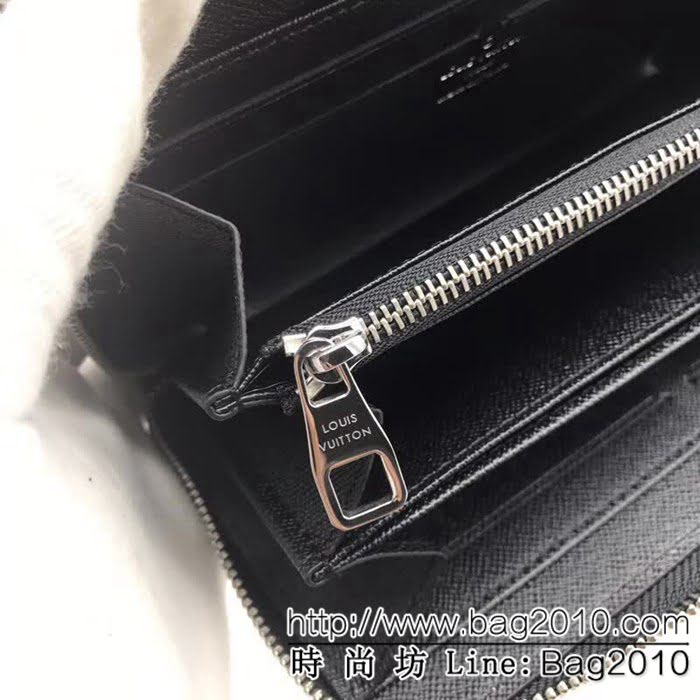 路易威登LV頂級原單藤原浩黑花。Monogram帆布男士皮夾M60017 ZY1033